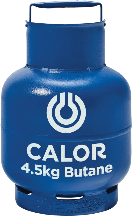 4.5kg butane gas cylinder from Foyle Gas, Derry — for portable indoor heaters